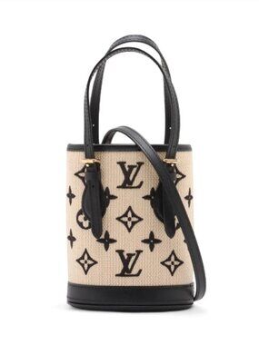 Louis Vuitton LV By The Pools Nano Bucket Bag Black